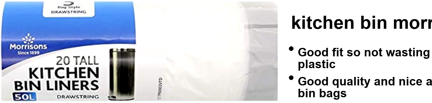 Morrisons 20 Tall Kitchen Bin Liners, 30 Litre, White - Image 4