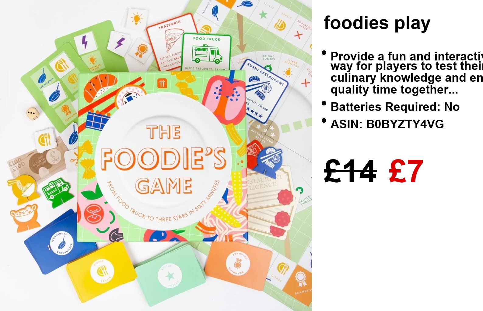 Talking Tables The Foodies Game - Food Themed Board Game For Couples, Families, Friends and Foodies - 2-6 Players - Image 4