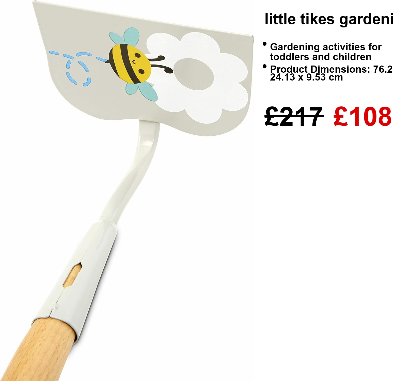 Little Tikes Growing Garden Large Tool Set - Outdoor Fun for Toddlers - Educational & Active Play - Includes Garden Hoe, Rake & More - Ages 3+ Years - Image 6