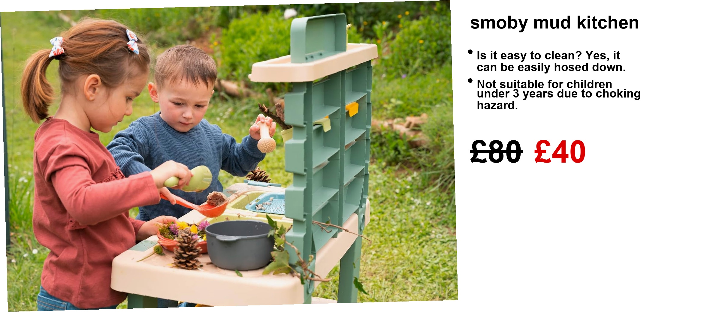 SMOBY LIFE MUD KITCHEN - Image 7