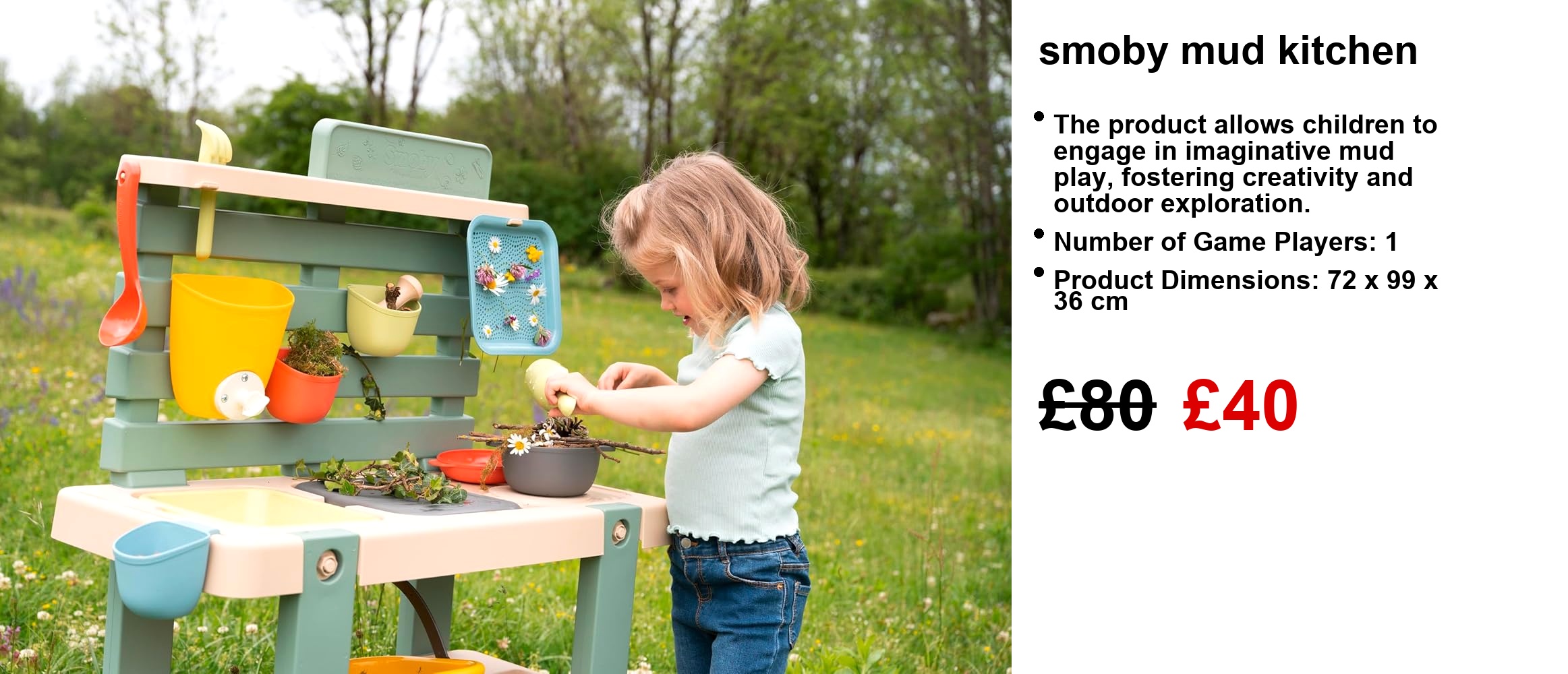 SMOBY LIFE MUD KITCHEN - Image 5