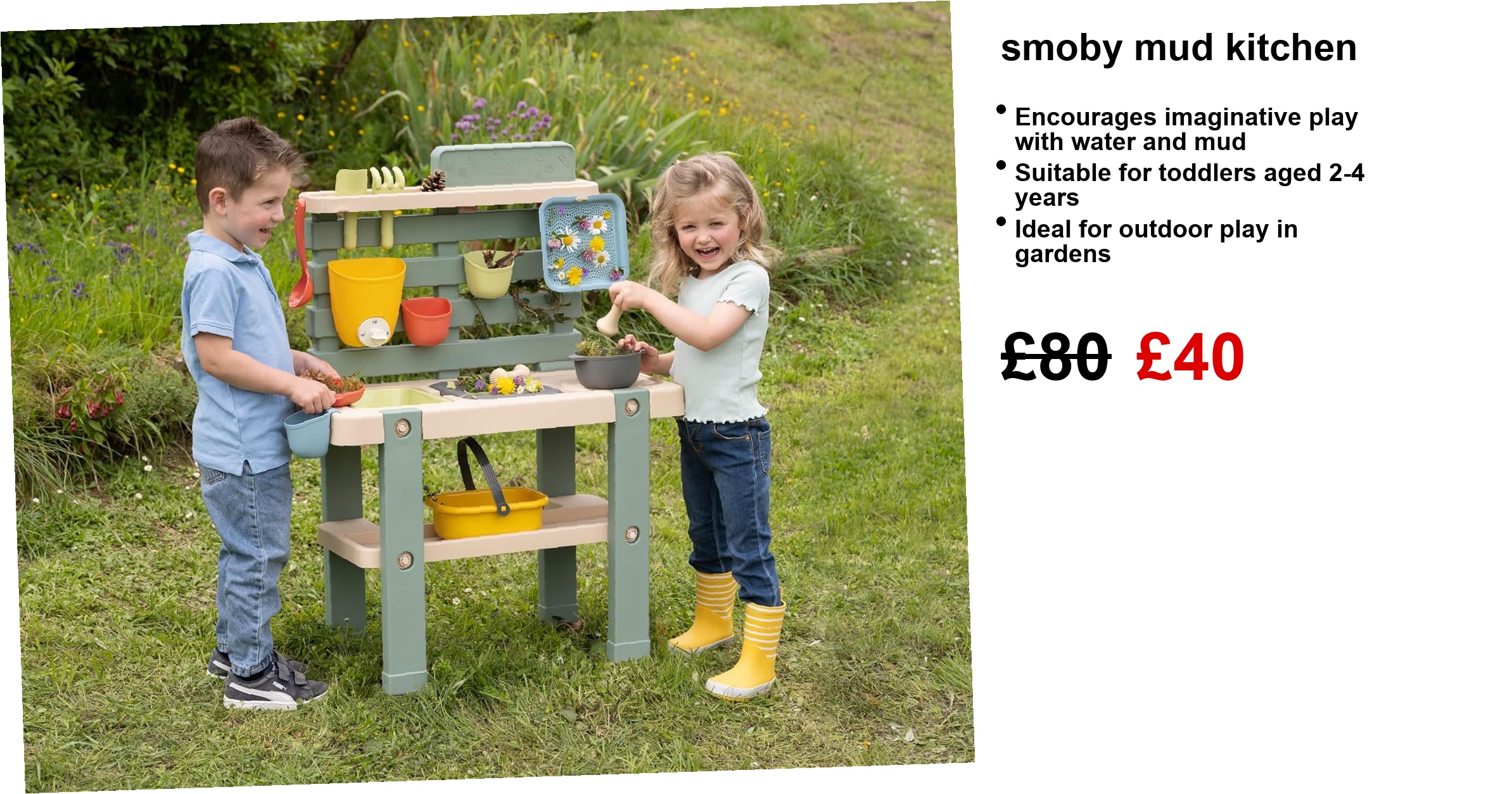 SMOBY LIFE MUD KITCHEN - Image 8